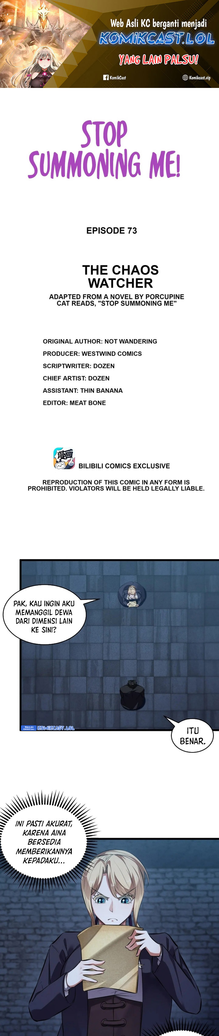 Please Stop Summoning Me! Chapter 73 Gambar 2