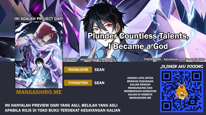 Plunder Countless Talents, I Became a God Chapter 03 Gambar 1