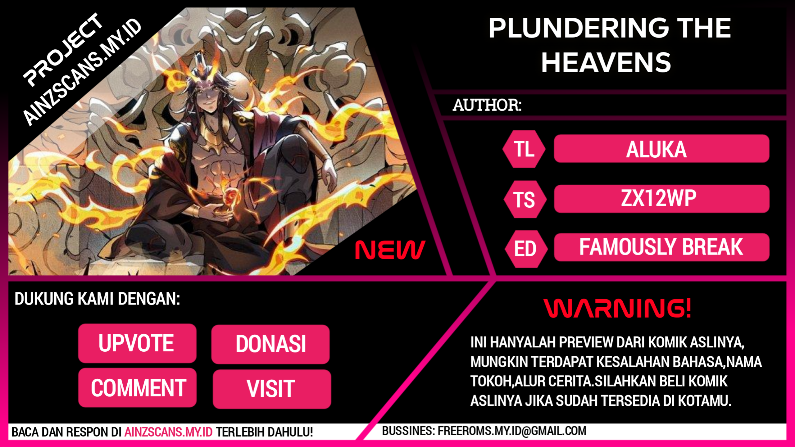 Plundering The Heavens Chapter 12 Gambar 1