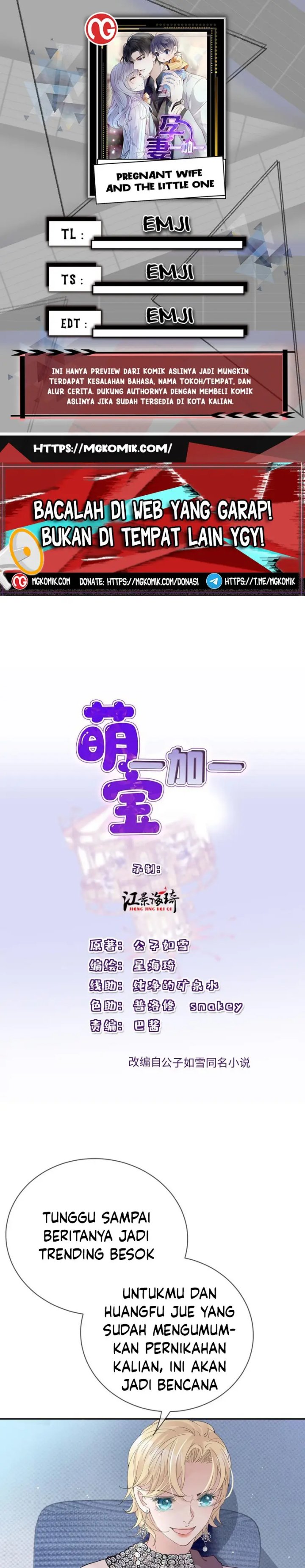 Pregnant Wife, One Plus One (Pregnant Wife and the Little Ones) Chapter 233 Gambar 1