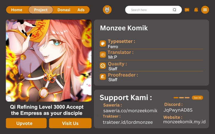 Qi Refining Level 3000 Accept the Empress as your disciple Chapter 08 Gambar 1
