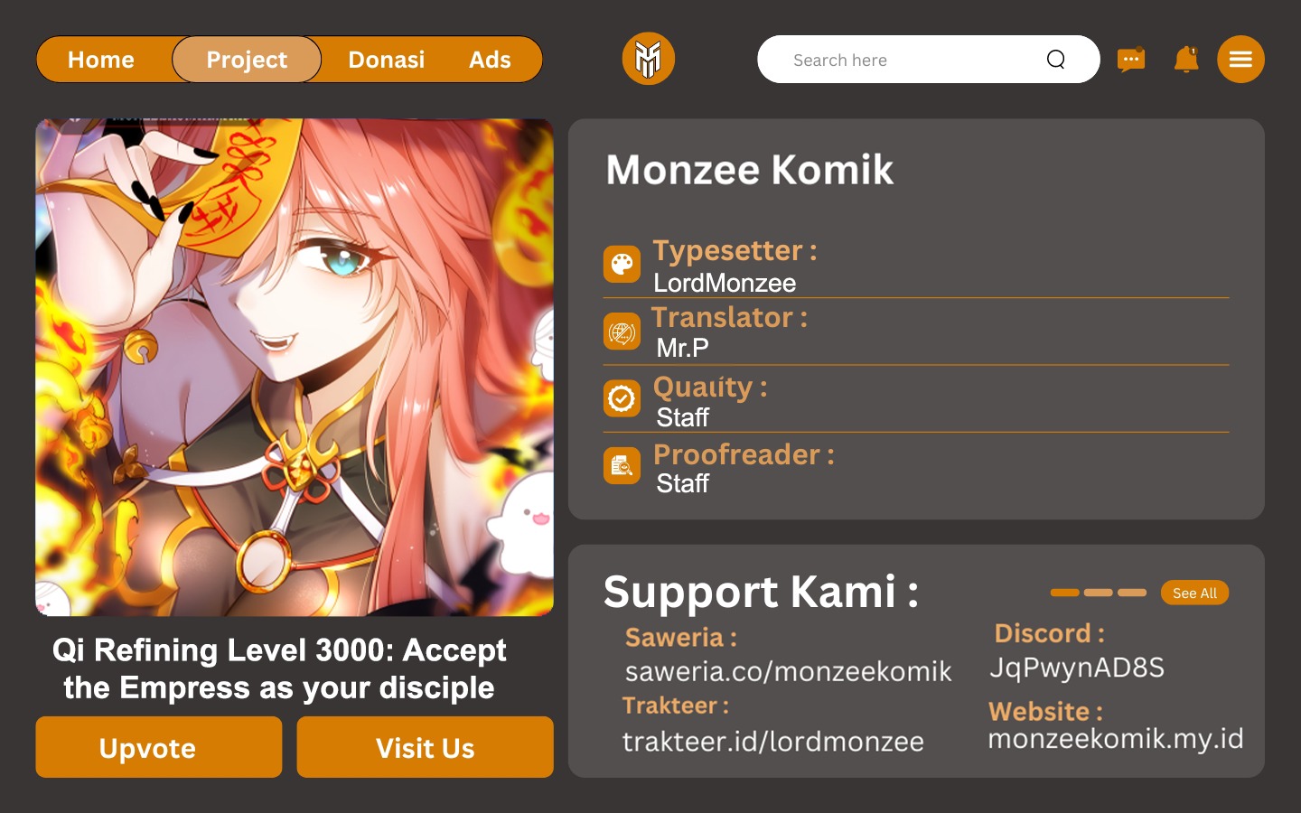 Qi Refining Level 3000 Accept the Empress as your disciple Chapter 14 Gambar 1