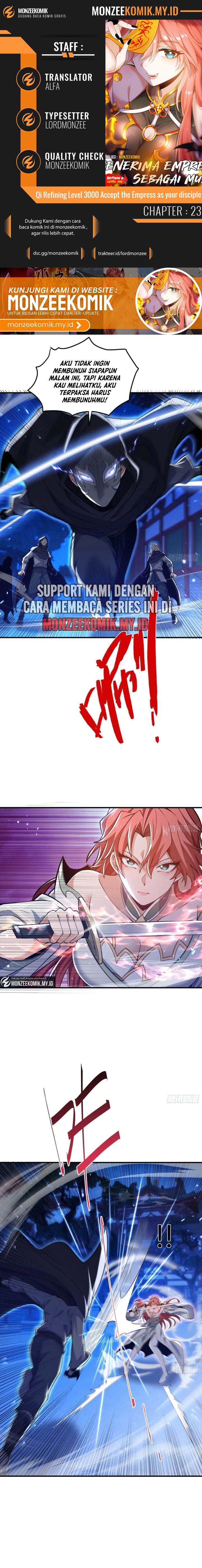 Qi Refining Level 3000 Accept the Empress as your disciple Chapter 23 Gambar 1