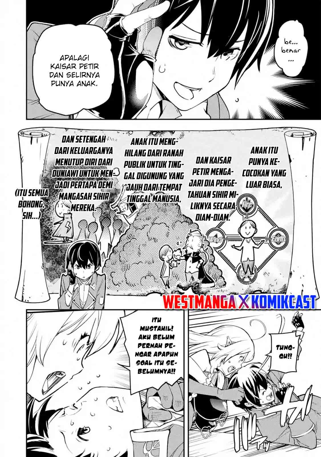 Rakudai Kenja Gakuin no Musou ~ Nidome no Tensei, S Rank Cheat Majutsushi Boukenroku Chapter 08.3 Gambar 8