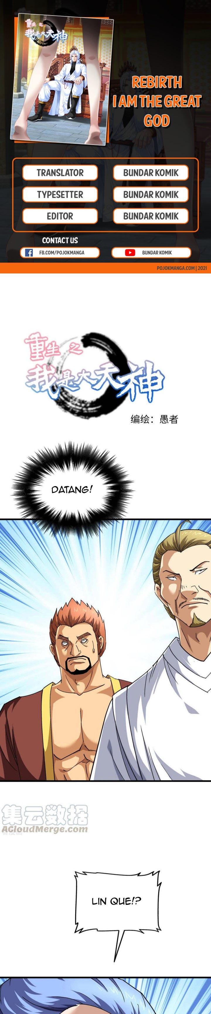 Rebirth I Am The Great God Chapter 107 Gambar 1