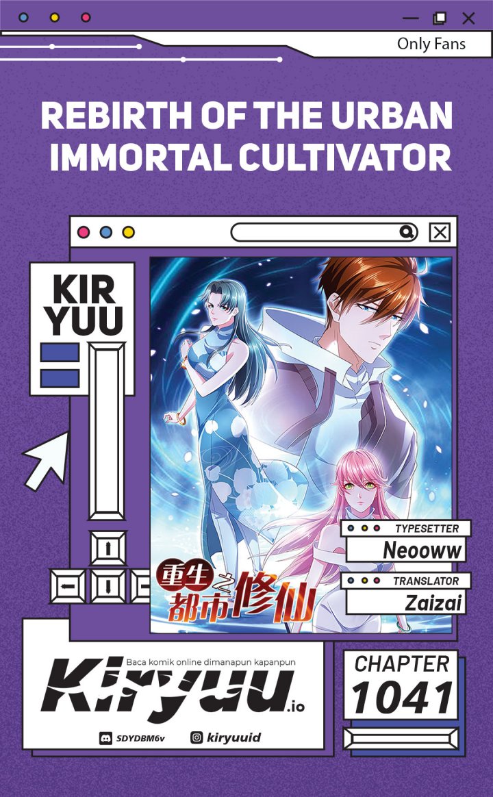 Rebirth Of The Urban Immortal Cultivator Chapter 1041 Gambar 1