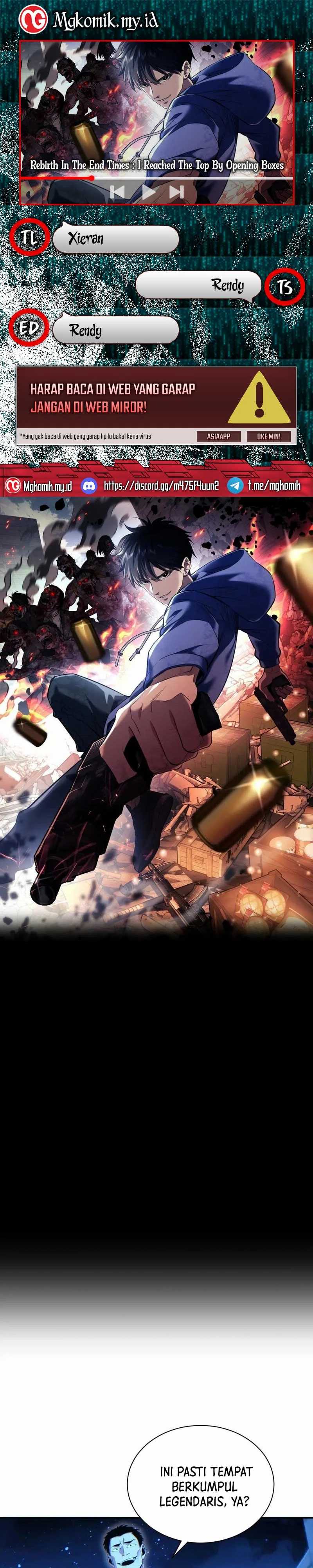 Rebirth in the Apocalypse: I Reach the Top by Opening Boxes Chapter 61 Gambar 1