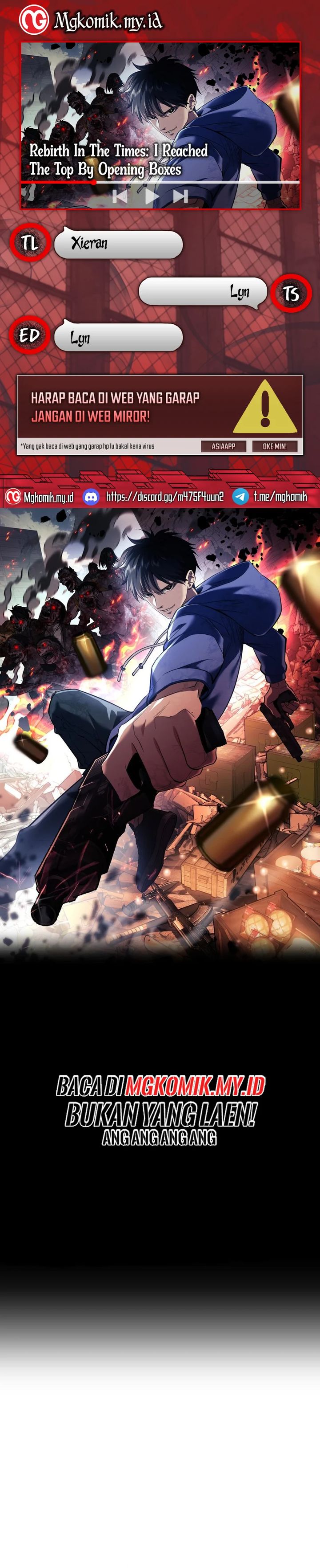Rebirth in the Apocalypse: I Reach the Top by Opening Boxes Chapter 62 Gambar 1
