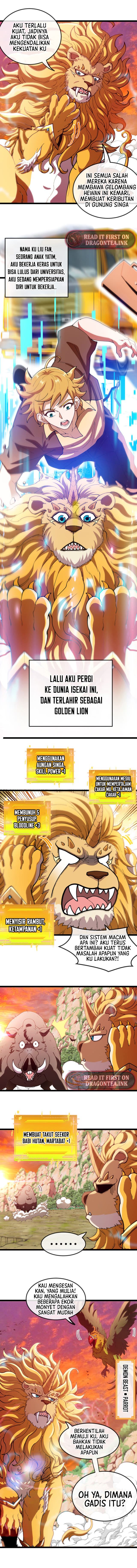 Reborn As A Lion Chapter 01 Gambar 7