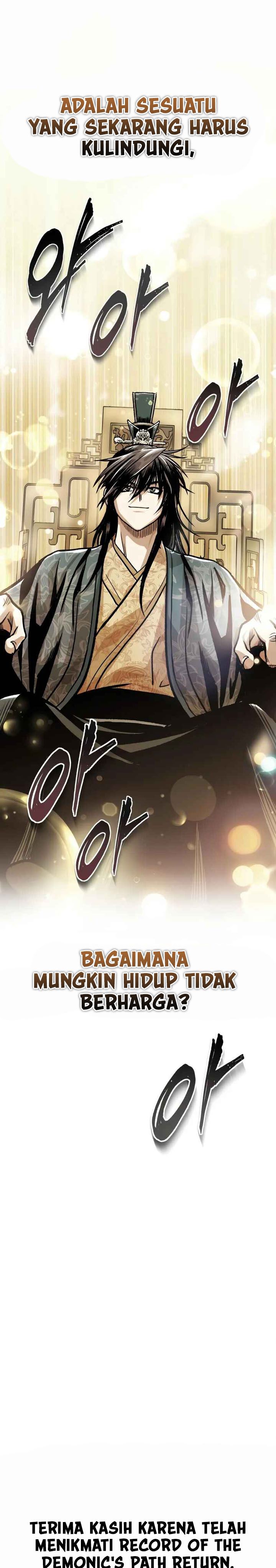 Records of the Demonic Path’s Return Chapter 75 End Gambar 41