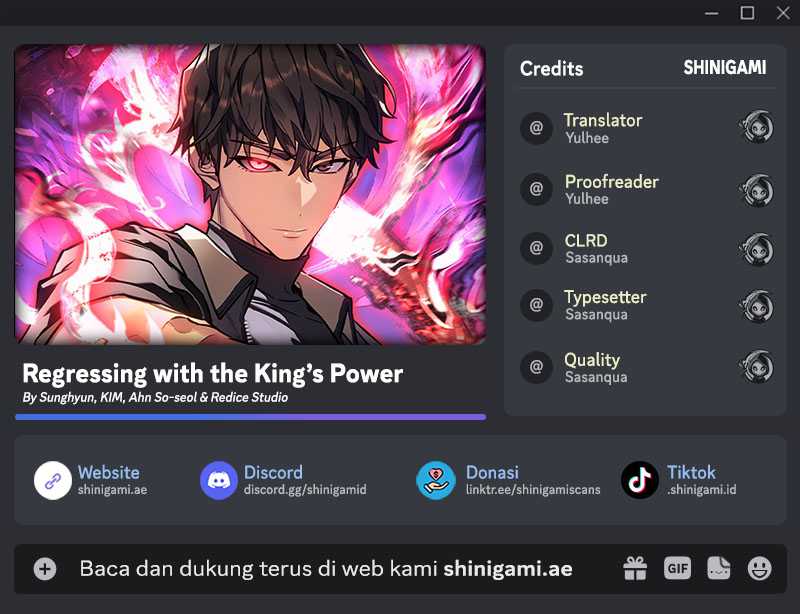 Regressing with the Kings Power Chapter 70 Gambar 1