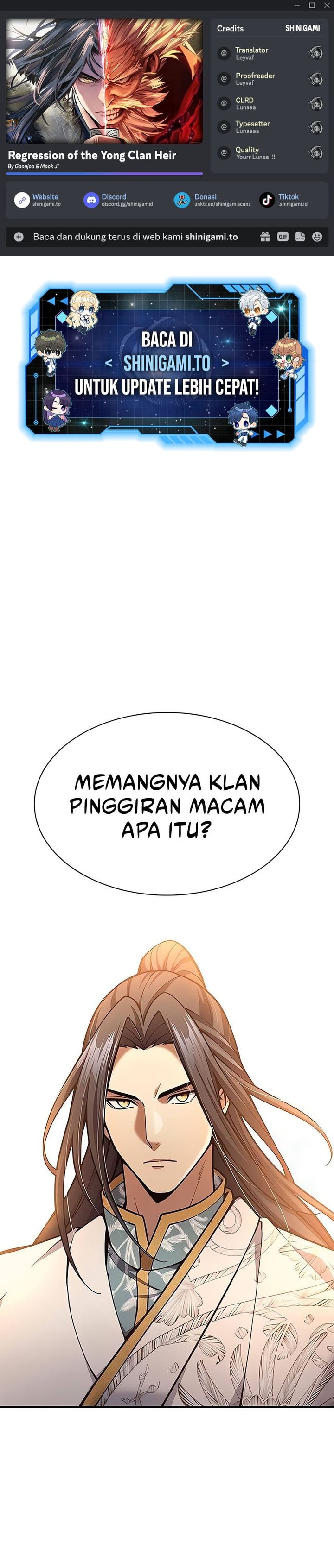 Regression Of The Yong Clan Heir Chapter 34 Gambar 1