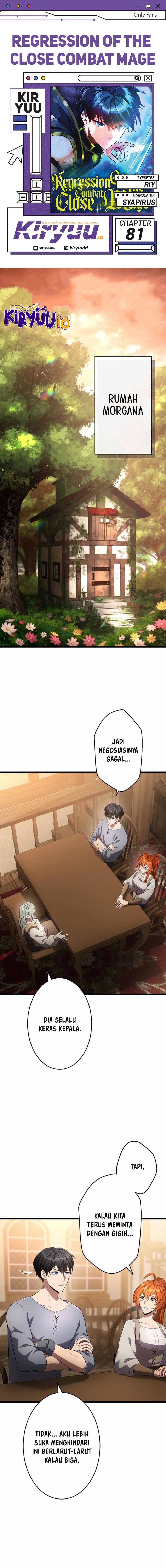 Regression of the Close Combat Mage Chapter 81 Gambar 1