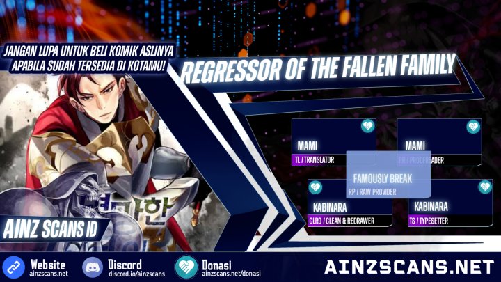 Regressor of the Fallen Family Chapter 59 Gambar 1
