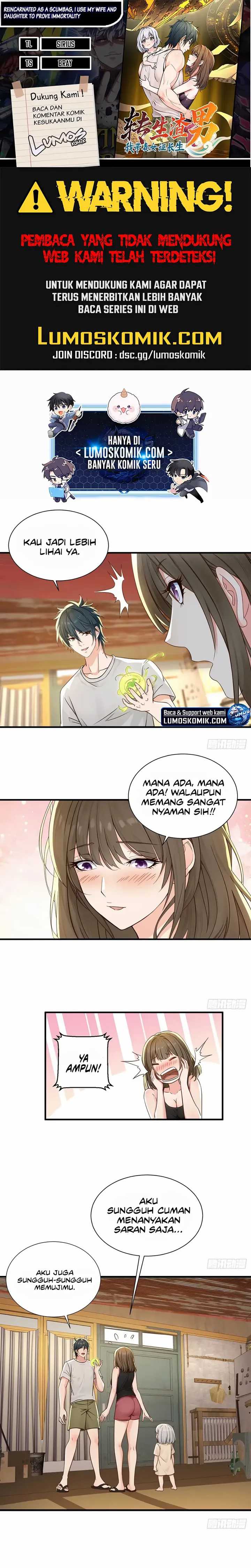 Reincarnated as a Scumbag I Use My Wife and Daughter to Prove Immortality Chapter 18 Gambar 1