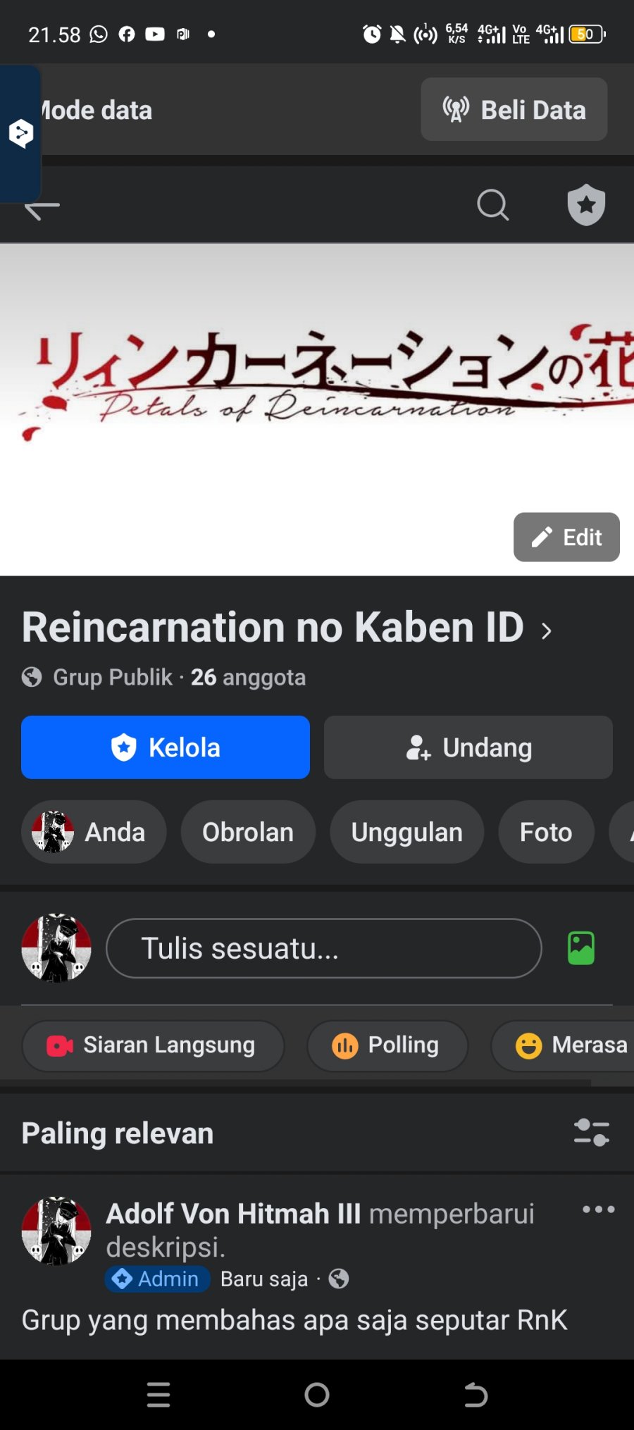 Reincarnation no Kaben Chapter 65 Gambar 47