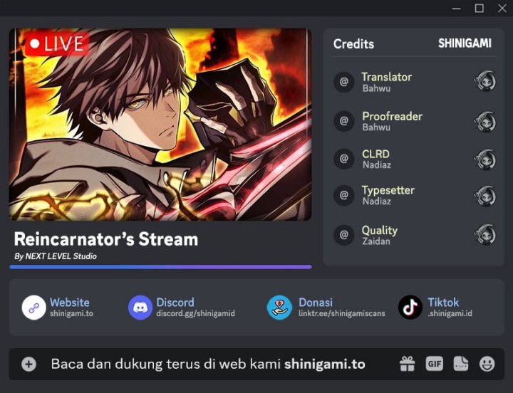 Reincarnator’s Stream Chapter 25 Gambar 1