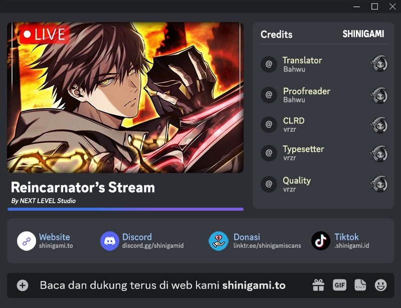 Reincarnator’s Stream Chapter 32 Gambar 1