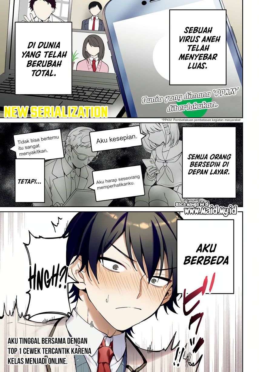 Remote Jugyou ni Nattara Class 1 no Bishoujo to Doukyo Suru Koto ni Natta Chapter 01 Gambar 3