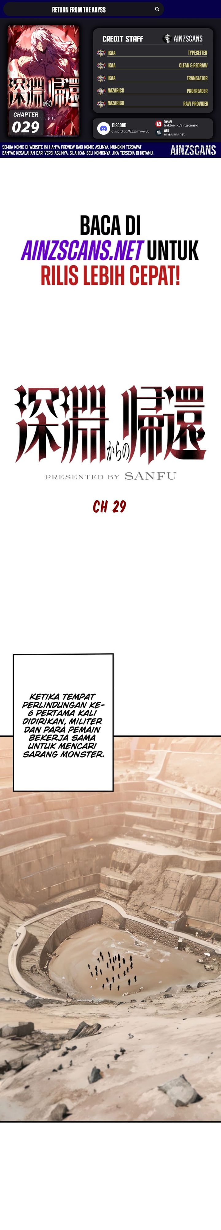 Return From The Abyss Chapter 29 Gambar 1
