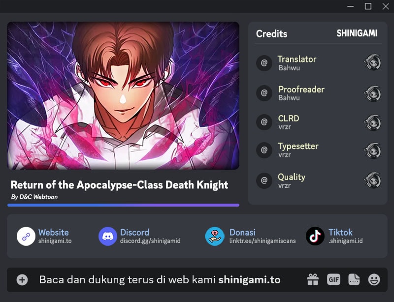 Return Of The Apocalypse-Class Death Knight Chapter 35 Gambar 1