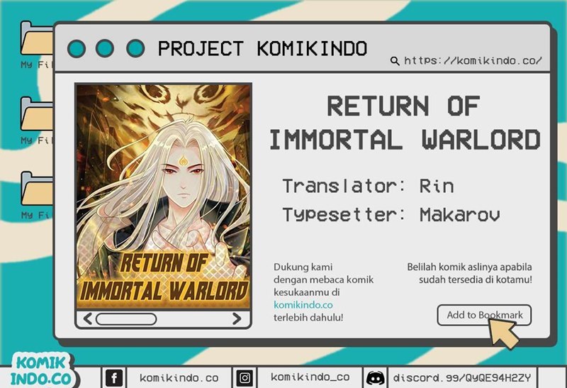 Return of Immortal Warlord Chapter 02 Gambar 1