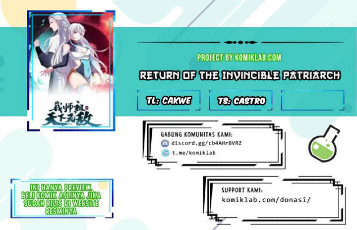 Return of the Invincible Patriarch Chapter 57 Gambar 1