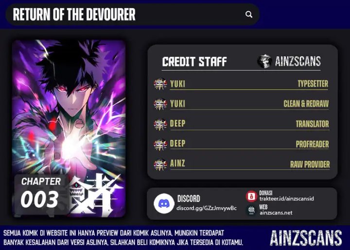 Return of the Devourer Chapter 03 Gambar 1