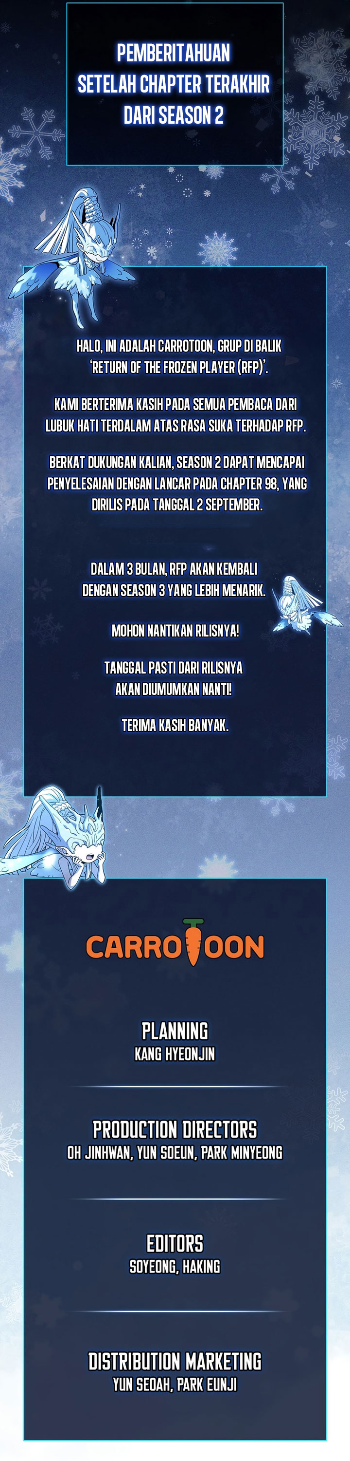 Return of the Frozen Player Chapter 98 END S2 Gambar 45