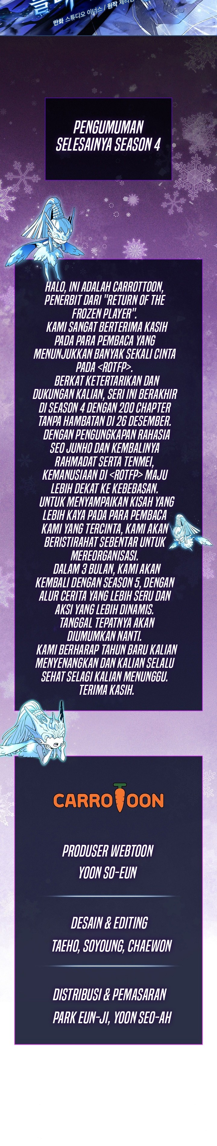 Return of the Frozen Player Chapter 200 END S4 Gambar 44