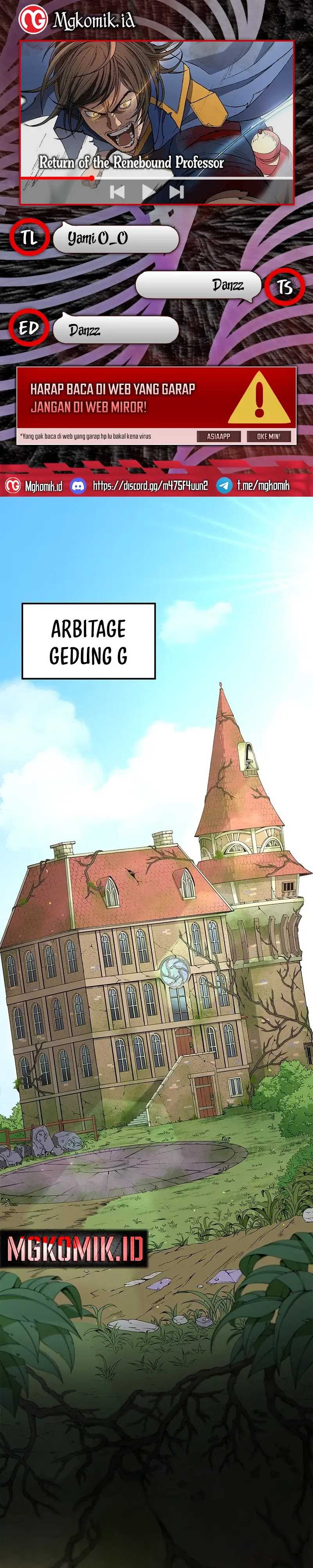 Return of the Runebound Professor Chapter 03 Gambar 1
