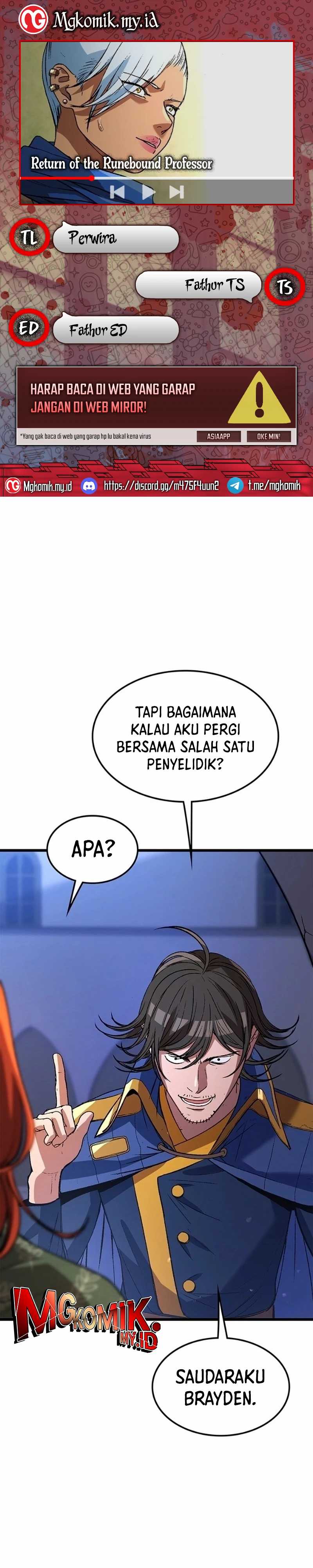 Return of the Runebound Professor Chapter 32 Gambar 1