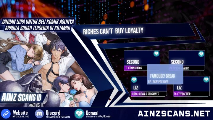 Riches Can’t Buy Loyalty Chapter 05 Gambar 1