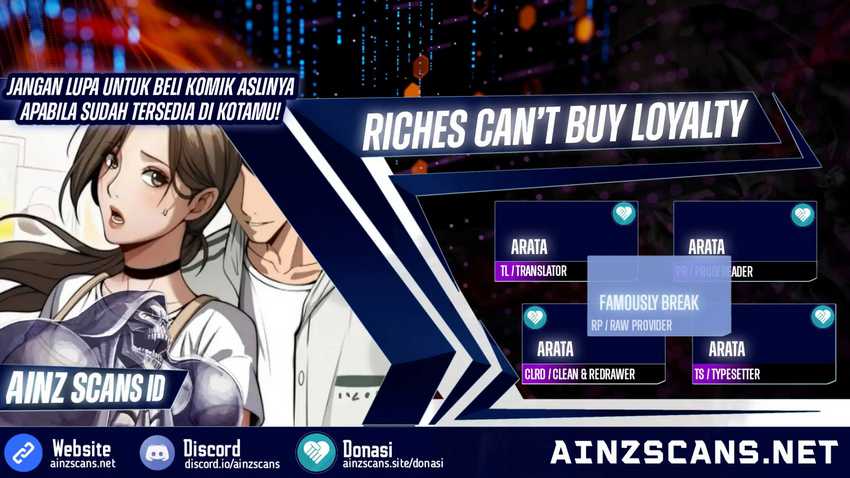 Riches Can’t Buy Loyalty Chapter 21 Gambar 1