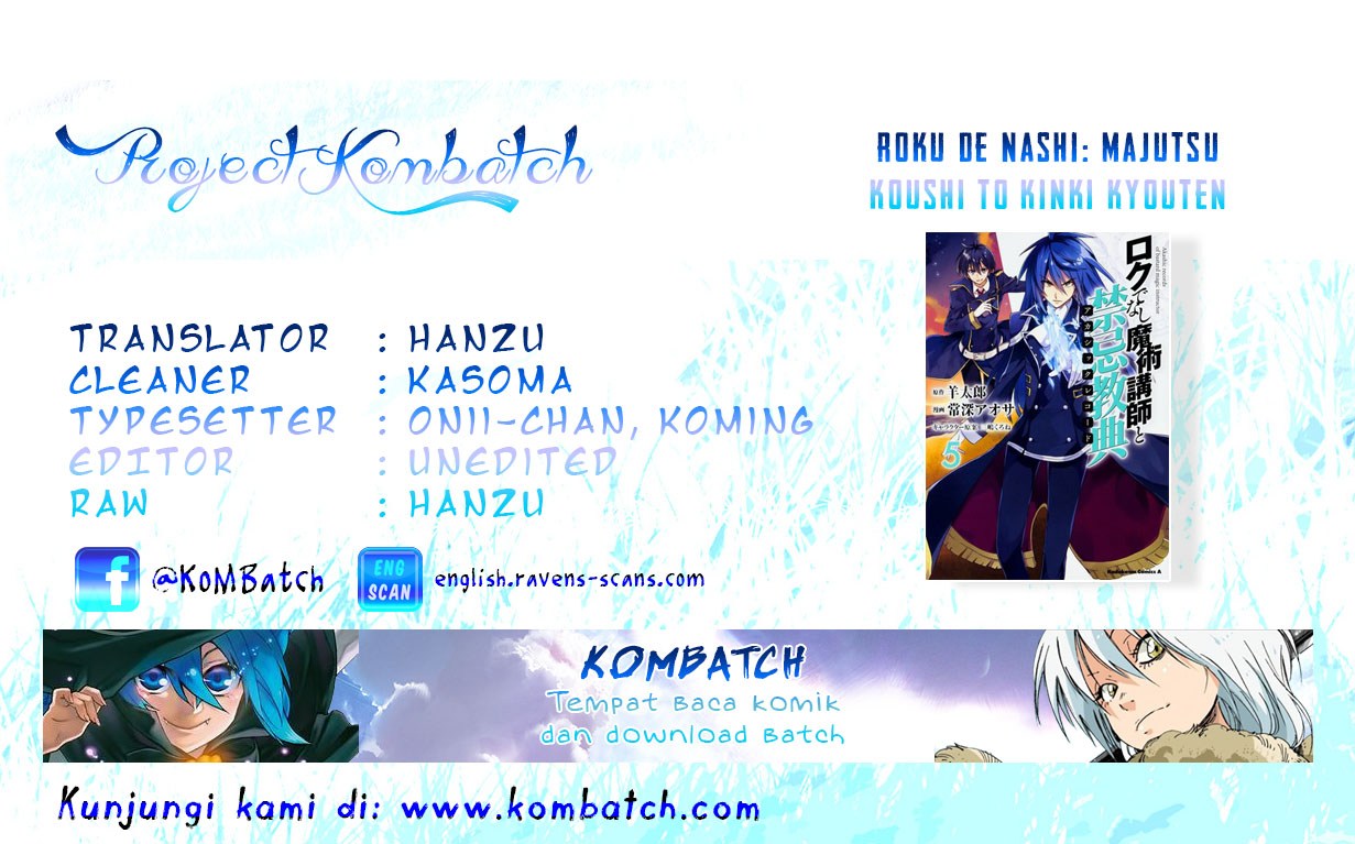 Roku de Nashi Majutsu Koushi to Kinki Kyouten Chapter 19 Gambar 1