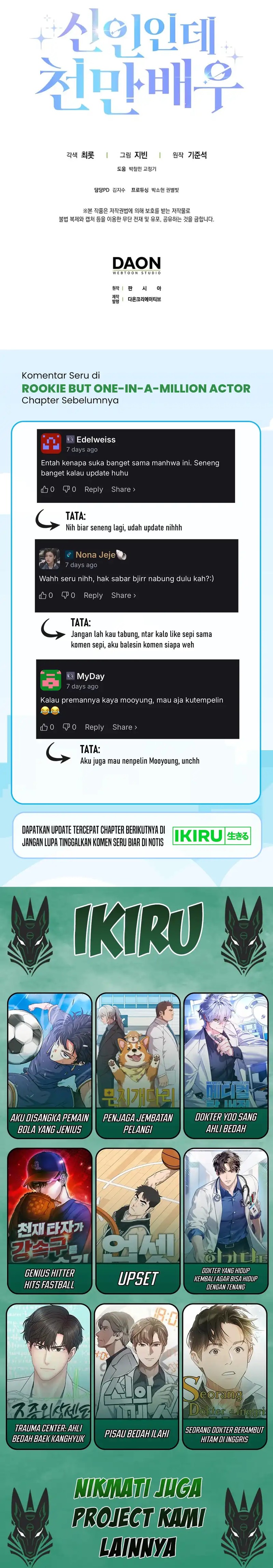 Rookie but One-In-A-Million Actor Chapter 61 Gambar 16