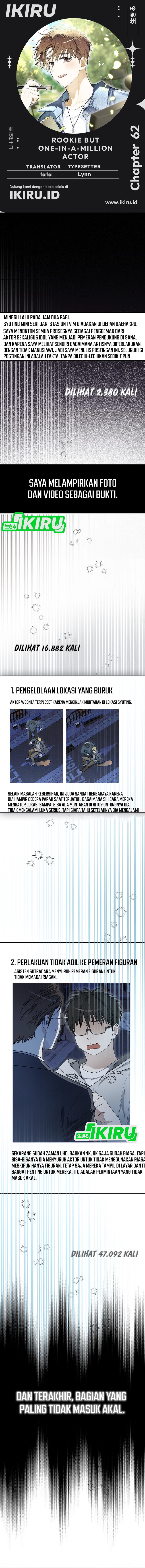 Rookie but One-In-A-Million Actor Chapter 62 Gambar 1