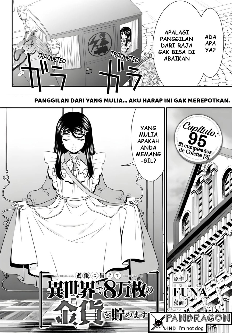 Rougo ni Sonaete Isekai de 8 man-mai no Kinka o Tamemasu Chapter 95 Gambar 2