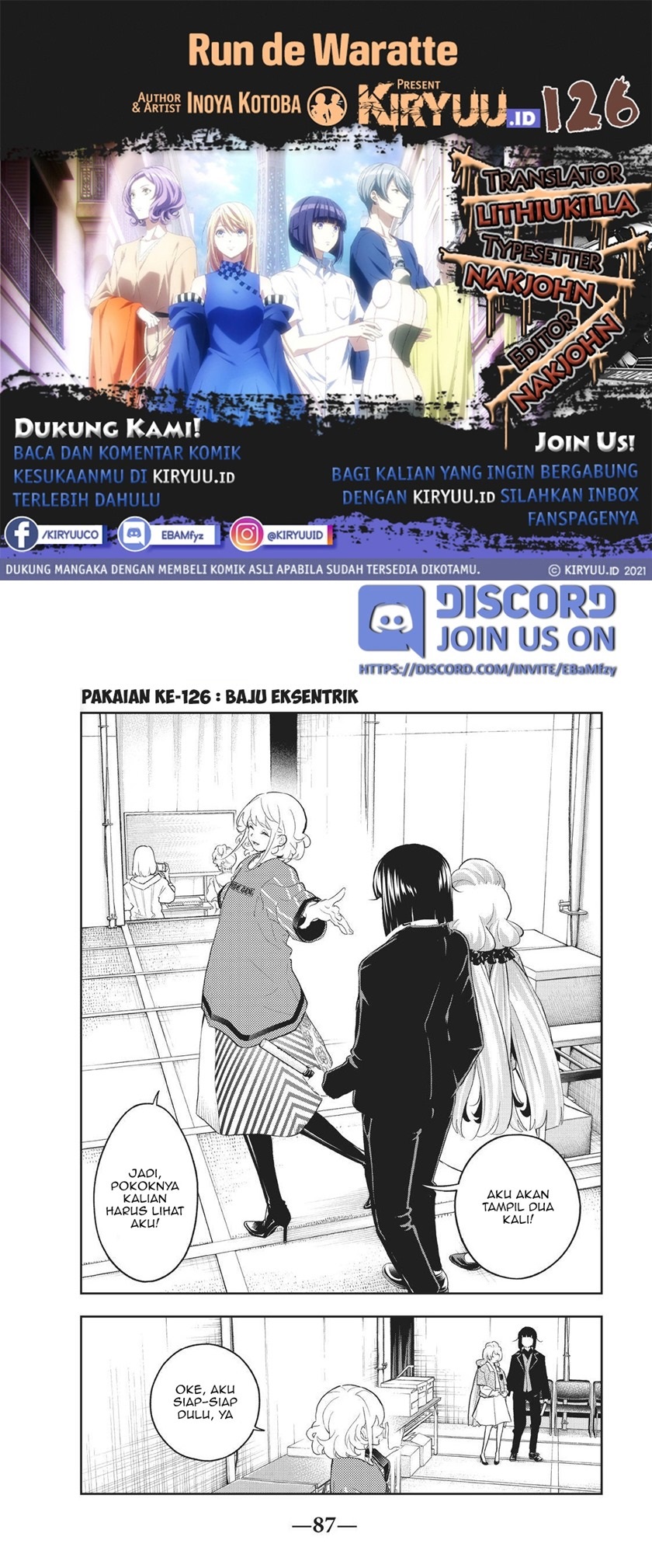 Runway de Waratte Chapter 126 Gambar 1