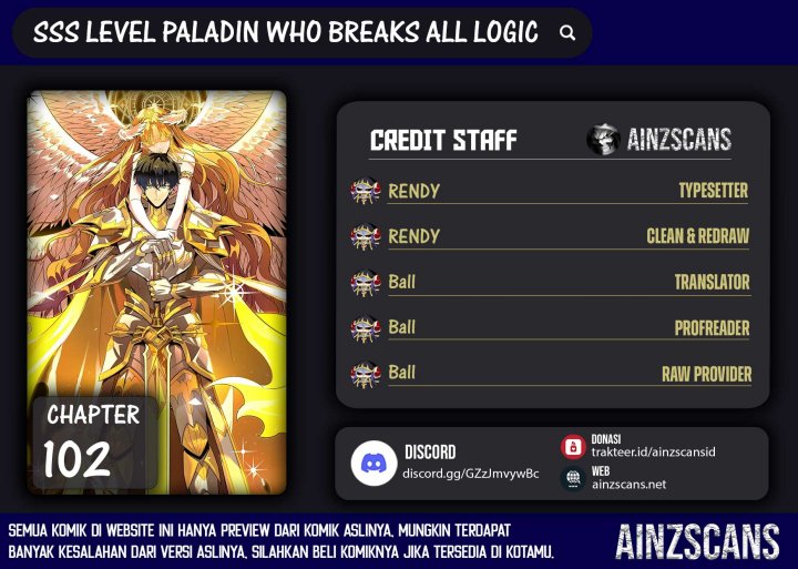 SSS-Level Paladin Who Breaks All Logic Chapter 102 Gambar 1
