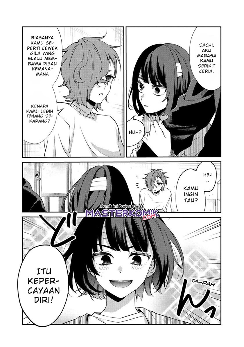 Sachi-iro no One Room Chapter 49 Gambar 14