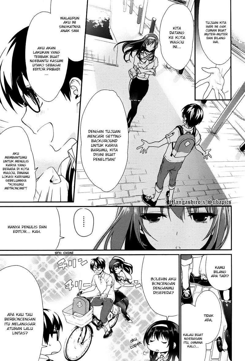 Saenai Heroine no Sodatekata: Koisuru Metronome Chapter 02 Gambar 6