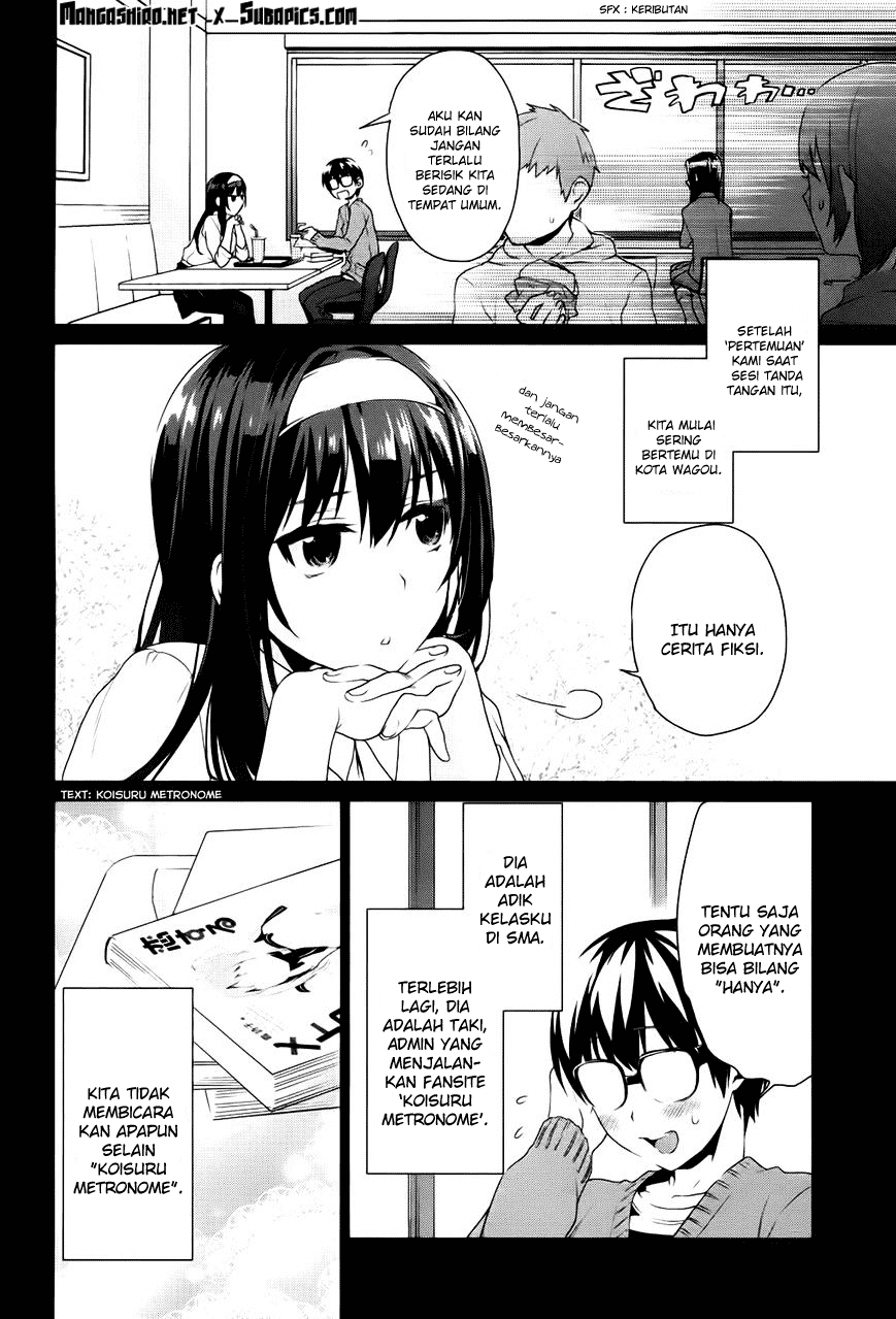 Saenai Heroine no Sodatekata: Koisuru Metronome Chapter 05 Gambar 8