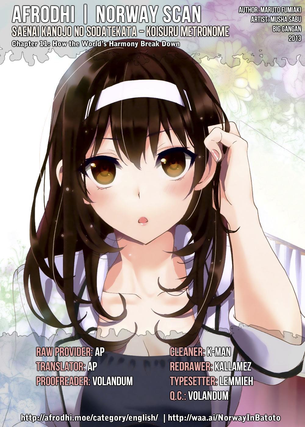 Saenai Heroine no Sodatekata: Koisuru Metronome Chapter 11 Gambar 2