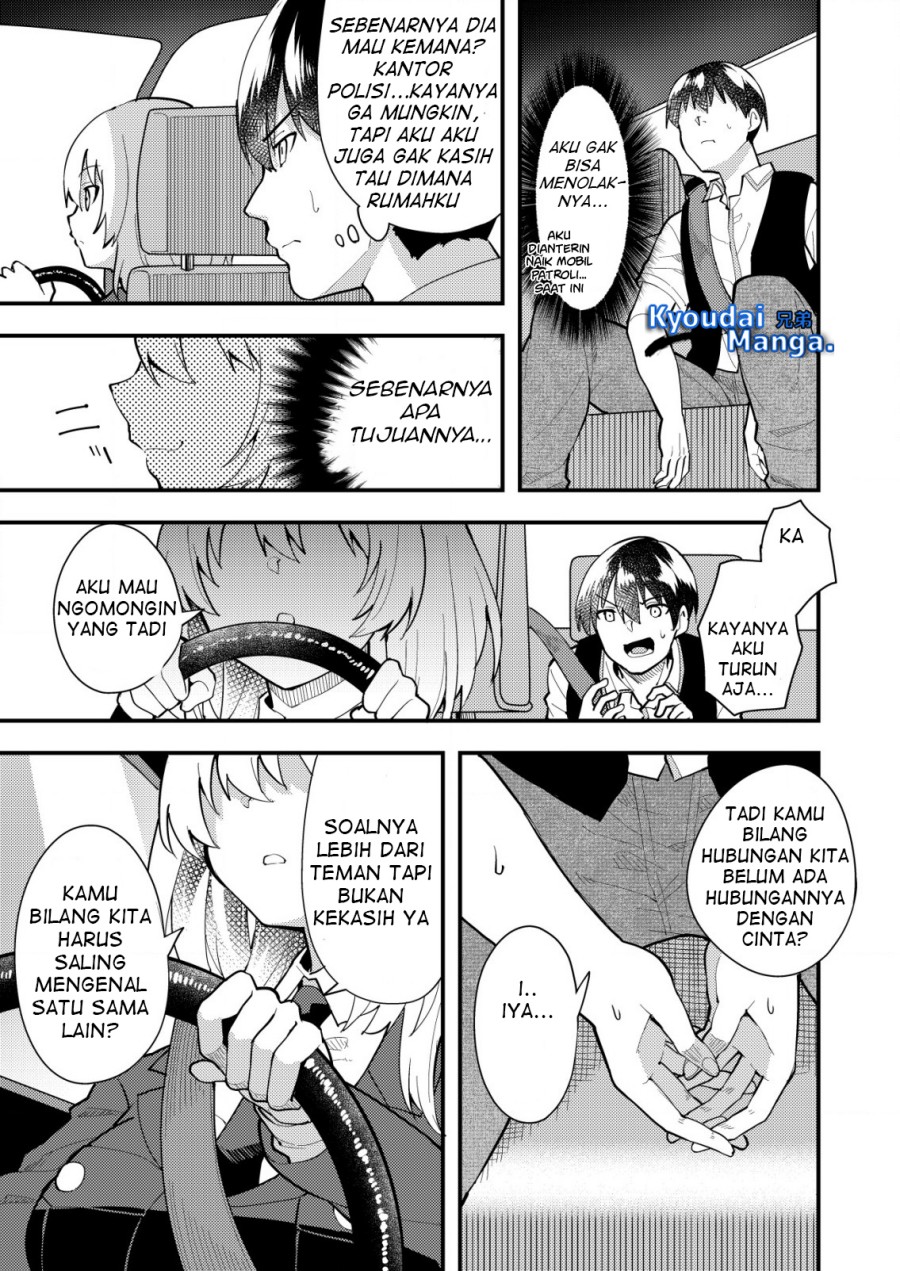 Sagishi to Keisatsukan no Rennai Kyori Chapter 04.1 Gambar 8
