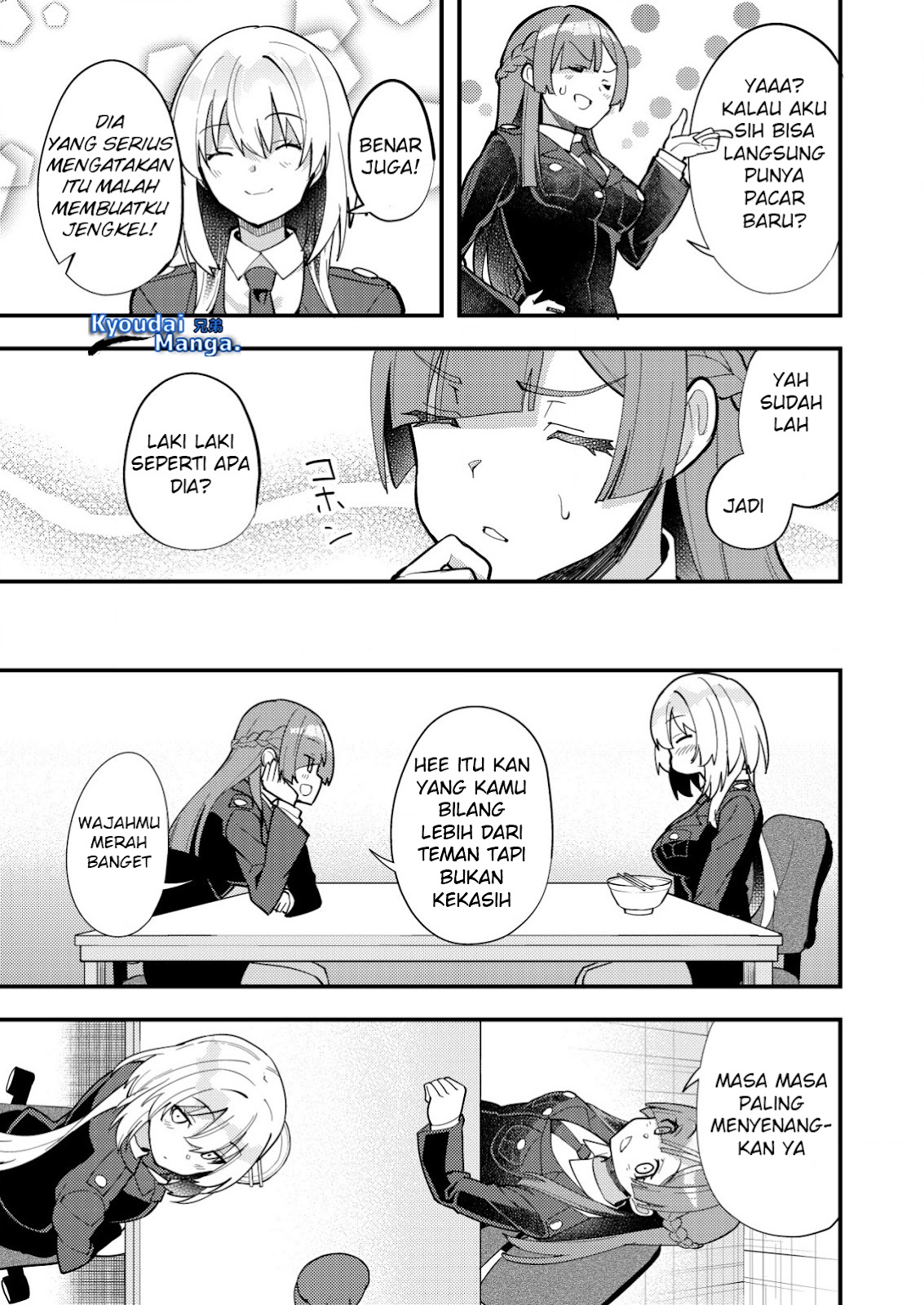 Sagishi to Keisatsukan no Rennai Kyori Chapter 06.1 Gambar 8