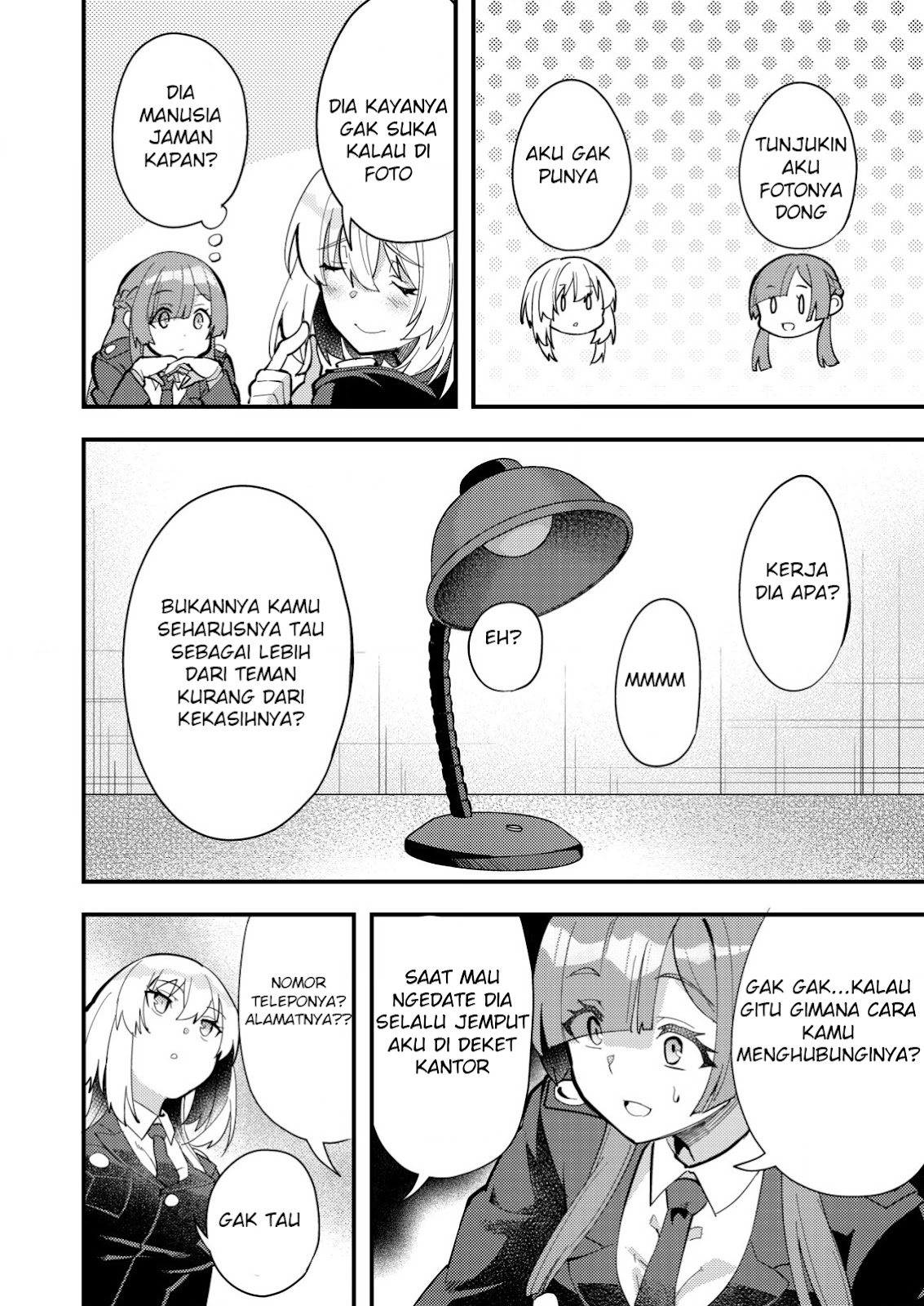 Sagishi to Keisatsukan no Rennai Kyori Chapter 06.1 Gambar 9