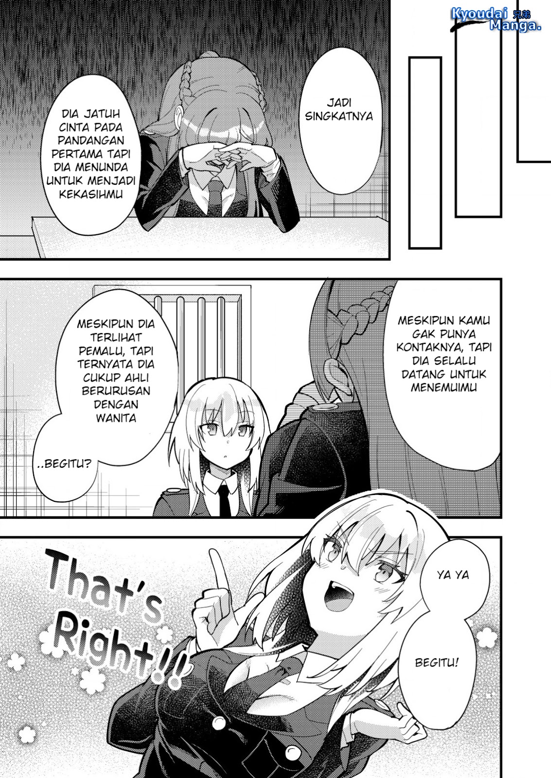Sagishi to Keisatsukan no Rennai Kyori Chapter 06.1 Gambar 12