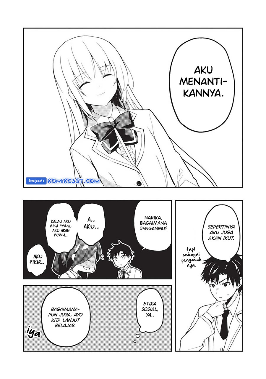 Saijo no Osewa ~Takane no Hana Darakena Meimon Kou de, Gakuin Ichi no Ojou-sama (Seikatsu Noryoku Kaimu) o Kagenagara Osewa suru Koto ni Narimashita~ Chapter 17 Gambar 16