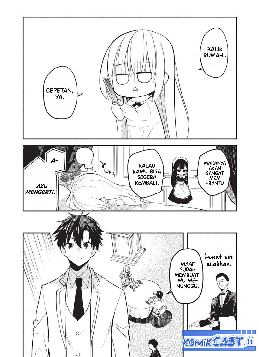 Saijo no Osewa ~Takane no Hana Darakena Meimon Kou de, Gakuin Ichi no Ojou-sama (Seikatsu Noryoku Kaimu) o Kagenagara Osewa suru Koto ni Narimashita~ Chapter 26 Gambar 19